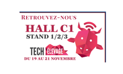 Retrouvez-nous au Tech'Élevage Hall C1 Stand 1/2/3