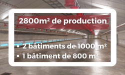 Vente de trois bâtiments de production